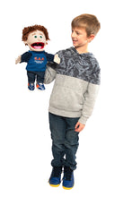 Load image into Gallery viewer, Christian Boy Puppet, G.A.P. God Answers Prayers Shirt (14")
