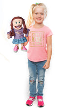 Load image into Gallery viewer, Christian Girl Puppet, God Is Love Shirt (14")
