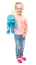 Load image into Gallery viewer, Monster Puppet, Blue (14")
