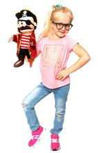 Load image into Gallery viewer, Pirate Puppet, with Peg Leg (14")
