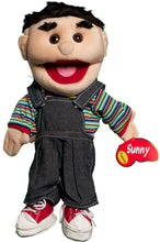 Load image into Gallery viewer, Hispanic Rainbow Boy Puppet (14")
