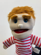 Load image into Gallery viewer, Boy Puppet, Striped Shirt (14")
