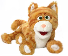Load image into Gallery viewer, Silly Kitty Puppet, Orange (14")
