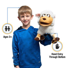 Load image into Gallery viewer, Silly Lamb Puppet (14")
