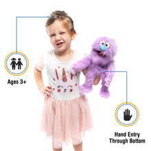 Load image into Gallery viewer, Monster Puppet, Purple (14")
