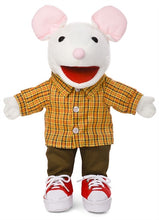 Load image into Gallery viewer, Mouse Puppet, with Sneakers (14")
