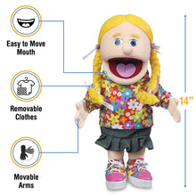 Load image into Gallery viewer, Cindy, Girl Puppet, Peach Skin (14")
