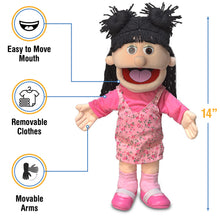 Load image into Gallery viewer, Susie, Girl Puppet, Peach Skin (14")
