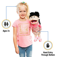 Load image into Gallery viewer, Susie, Girl Puppet, Peach Skin (14")
