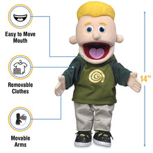 Load image into Gallery viewer, Eddie, Boy Puppet, Peach Skin (14")
