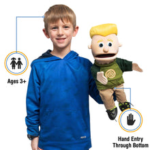 Load image into Gallery viewer, Eddie, Boy Puppet, Peach Skin (14")
