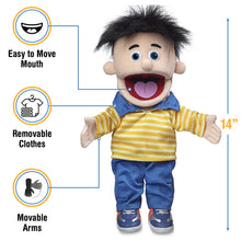 Load image into Gallery viewer, Bobby, Boy Puppet, Peach Skin (14")
