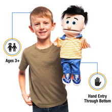 Load image into Gallery viewer, Bobby, Boy Puppet, Peach Skin (14")
