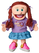 Load image into Gallery viewer, Christian Girl Puppet, God Is Love Shirt (14")
