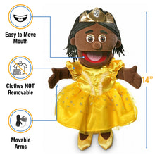 Load image into Gallery viewer, Princess Puppet, Black (14")
