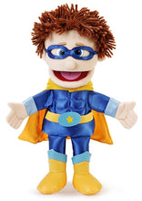 Load image into Gallery viewer, Superhero, Boy Puppet, Peach Skin (14")
