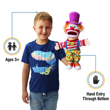 Load image into Gallery viewer, Clown Puppet (14")
